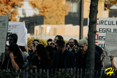 Marche pour Cloé, avenue des Nations-Unies, Roubaix, le samedi 8 octobre 2022