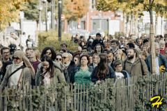 Marche pour Cloé, avenue des Nations-Unies, Roubaix, le samedi 8 octobre 2022