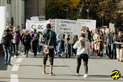 Marche pour Cloé, avenue des Nations-Unies, Roubaix, le samedi 8 octobre 2022