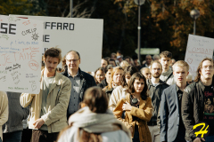 Marche pour Cloé, avenue des Nations-Unies, Roubaix, le samedi 8 octobre 2022