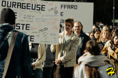 Marche pour Cloé, avenue des Nations-Unies, Roubaix, le samedi 8 octobre 2022