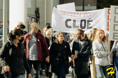 Marche pour Cloé, avenue des Nations-Unies, Roubaix, le samedi 8 octobre 2022