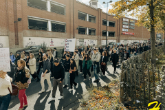 Marche pour Cloé, avenue des Nations-Unies, Roubaix, le samedi 8 octobre 2022