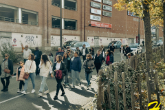 Marche pour Cloé, avenue des Nations-Unies, Roubaix, le samedi 8 octobre 2022