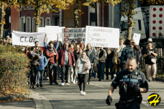 Marche pour Cloé, avenue des Nations-Unies, Roubaix, le samedi 8 octobre 2022