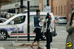 Marche pour Cloé, avenue des Nations-Unies, Roubaix, le samedi 8 octobre 2022