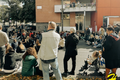 Marche pour Cloé, avenue des Nations-Unies, Roubaix, le samedi 8 octobre 2022