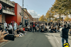 Marche pour Cloé, avenue des Nations-Unies, Roubaix, le samedi 8 octobre 2022