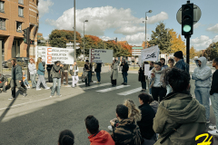 Marche pour Cloé, avenue des Nations-Unies, Roubaix, le samedi 8 octobre 2022