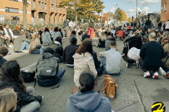 Marche pour Cloé, avenue des Nations-Unies, Roubaix, le samedi 8 octobre 2022