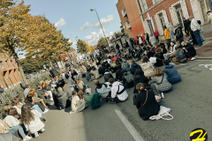 Marche pour Cloé, avenue des Nations-Unies, Roubaix, le samedi 8 octobre 2022