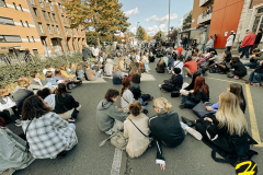 Marche pour Cloé, avenue des Nations-Unies, Roubaix, le samedi 8 octobre 2022