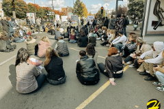 Marche pour Cloé, avenue des Nations-Unies, Roubaix, le samedi 8 octobre 2022