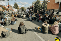 Marche pour Cloé, avenue des Nations-Unies, Roubaix, le samedi 8 octobre 2022