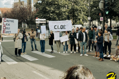 Marche pour Cloé, avenue des Nations-Unies, Roubaix, le samedi 8 octobre 2022