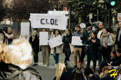 Marche pour Cloé, avenue des Nations-Unies, Roubaix, le samedi 8 octobre 2022