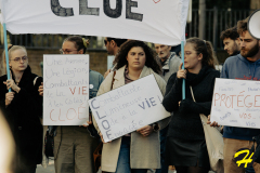 Marche pour Cloé, avenue des Nations-Unies, Roubaix, le samedi 8 octobre 2022
