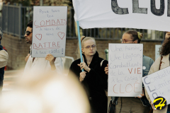 Marche pour Cloé, avenue des Nations-Unies, Roubaix, le samedi 8 octobre 2022