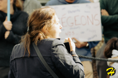 Marche pour Cloé, avenue des Nations-Unies, Roubaix, le samedi 8 octobre 2022