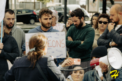 Marche pour Cloé, avenue des Nations-Unies, Roubaix, le samedi 8 octobre 2022