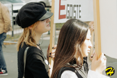 Marche pour Cloé, avenue des Nations-Unies, Roubaix, le samedi 8 octobre 2022