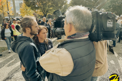 Marche pour Cloé, avenue des Nations-Unies, Roubaix, le samedi 8 octobre 2022