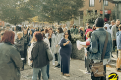 Marche pour Cloé, avenue des Nations-Unies, Roubaix, le samedi 8 octobre 2022