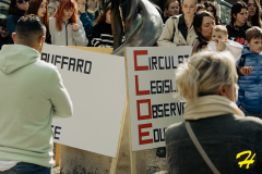 Marche pour Cloé, avenue des Nations-Unies, Roubaix, le samedi 8 octobre 2022