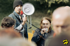 Marche pour Cloé, avenue des Nations-Unies, Roubaix, le samedi 8 octobre 2022