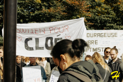 Marche pour Cloé, avenue des Nations-Unies, Roubaix, le samedi 8 octobre 2022
