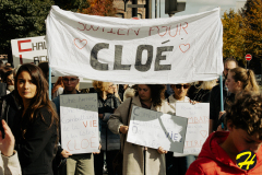 Marche pour Cloé, avenue des Nations-Unies, Roubaix, le samedi 8 octobre 2022